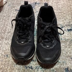 Reebok men’s Black and White Athletic Shoes